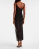 Mugler Mugler Asymmetrical sheer maxi dress - 3