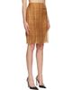 Mugler Mugler Beige Sheer Organza Midi Skirt - 2