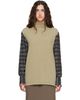 Mugler Mugler Beige 'Shirt Sleeves' Turtleneck - 1