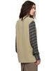 Mugler Mugler Beige 'Shirt Sleeves' Turtleneck - 3