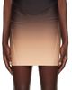 Mugler Mugler Black & Brown Dégradé Minidress - 1