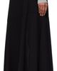 Mugler Mugler Black Asymmetrical Cascading Maxi Skirt - 3