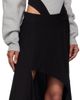 Mugler Mugler Black Asymmetrical Cascading Maxi Skirt - 4
