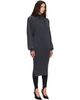 Mugler Mugler Black Bat Sleeves T-shirt Midi Dress - 2