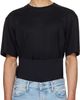 Mugler Mugler Black Boxy Corset T-shirt - 1