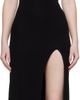 Mugler Mugler Black Hooded Sleeveless Maxi Dress - 1