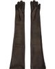 Mugler Mugler Black Long Leather Gloves - 2