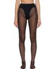 Mugler Mugler Black Re/Edit Pantyhose Tights - 1