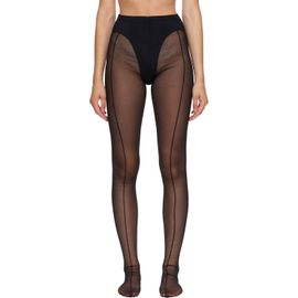 Mugler Mugler Black Re/Edit Pantyhose Tights