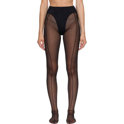 Mugler Mugler Black Re/Edit Pantyhose Tights