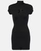 Mugler Mugler Black Star cutout minidress - 1
