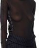 Mugler Mugler Black Tuxedo Bodysuit - 2