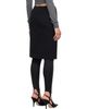Mugler Mugler Black Wrap Midi Skirt - 3