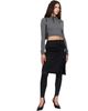 Mugler Mugler Black Wrap Midi Skirt - 4