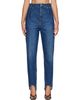 Mugler Mugler Blue Washed Denim Cigarette Stirrup Jeans - 1