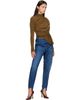 Mugler Mugler Blue Washed Denim Cigarette Stirrup Jeans - 4