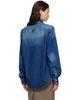 Mugler Mugler Blue Washed Denim Power Shirt - 3