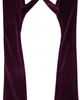 Mugler Mugler Burgundy Velour Gloves - 1