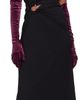 Mugler Mugler Burgundy Velour Gloves - 3