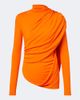 Mugler Mugler Caped wool-blend top - 1