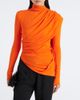 Mugler Mugler Caped wool-blend top - 2
