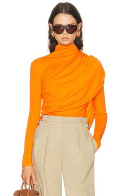 Mugler Mugler Cascade Long Sleeve Top