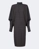 Mugler Mugler Checked draped midi dress - 1