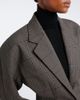 Mugler Mugler Checked oversized wool jacket - 4