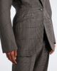 Mugler Mugler Checked oversized wool jacket - 5