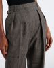 Mugler Mugler Checked wool straight pants - 3