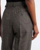 Mugler Mugler Checked wool straight pants - 5