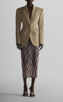 MUGLER MUGLER Cinched CottonGabardine Jacket