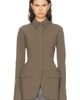 Mugler Mugler Cinched Wool Blend Jacket - 1