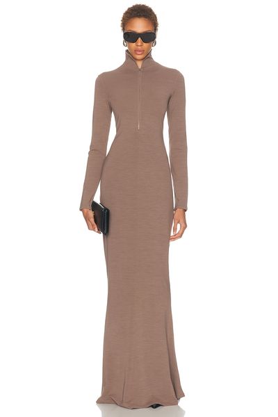 Mugler Mugler Column Jersey Dress