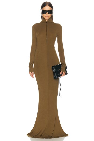Mugler Mugler Column Maxi Dress
