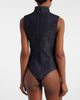 Mugler Mugler Cutout denim bodysuit - 3