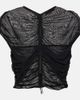Mugler Mugler Cutout mesh crop top - 1