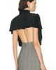 Mugler Mugler Draped Backless Bodysuit - 1