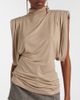 Mugler Mugler Draped jersey top - 3