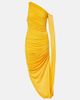 Mugler Mugler Draped one-shoulder jersey maxi dress - 1