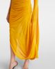 Mugler Mugler Draped one-shoulder jersey maxi dress - 5