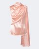 Mugler Mugler Draped satin top - 1