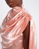Mugler Mugler Draped satin top - 3