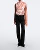 Mugler Mugler Draped satin top - 6