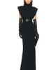 Mugler Mugler Draped Sleeveless Gown - 1