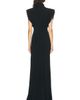 Mugler Mugler Draped Sleeveless Gown - 4