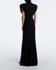 Mugler Mugler Draped wool-blend jersey gown - 5