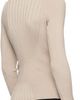 Mugler Mugler Gray Hook-And-Eye Ribbed Top - 3