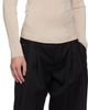 Mugler Mugler Gray Hook-And-Eye Ribbed Top - 5