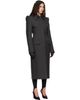 Mugler Mugler Gray Hourglass Coat - 2